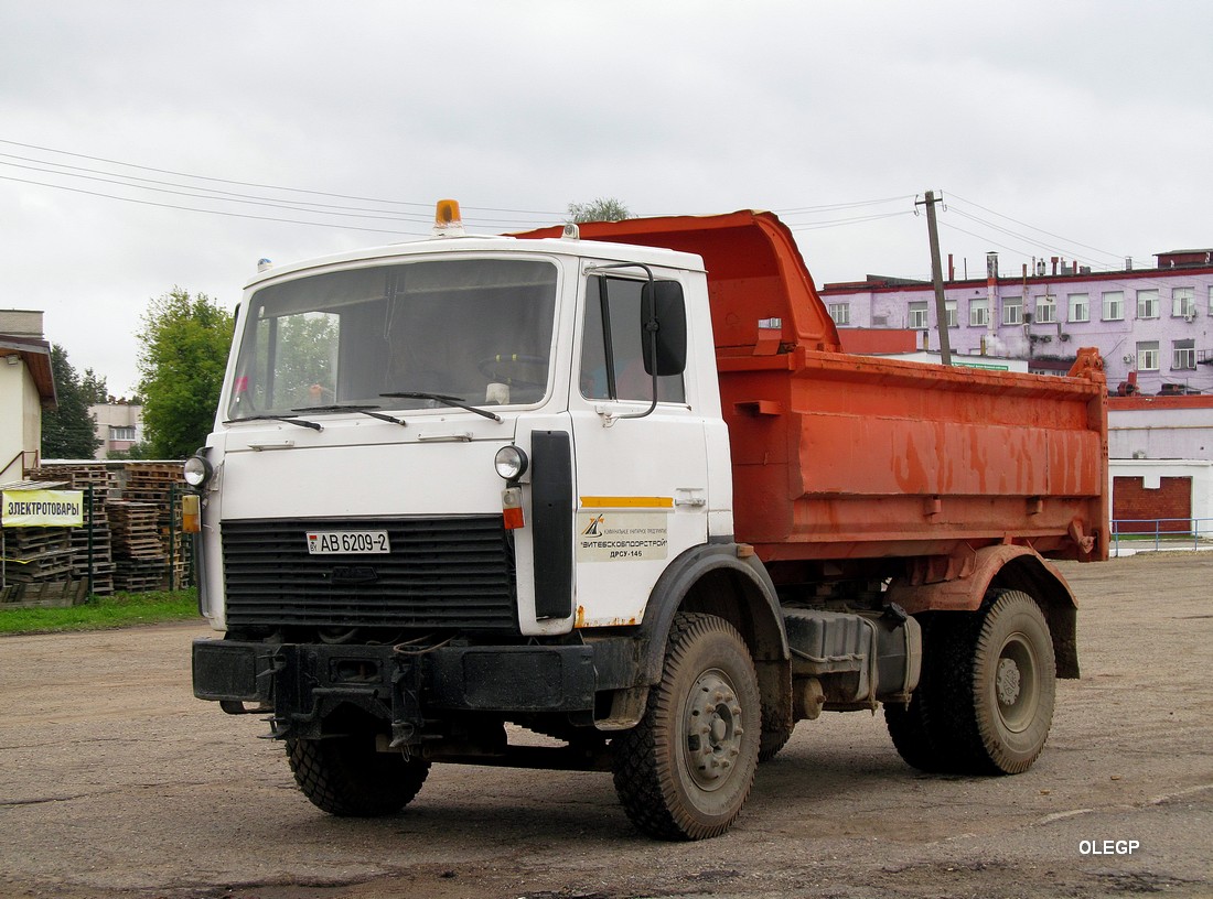 Витебская область, № АВ 6209-2 — МАЗ-5551 (общая модель)