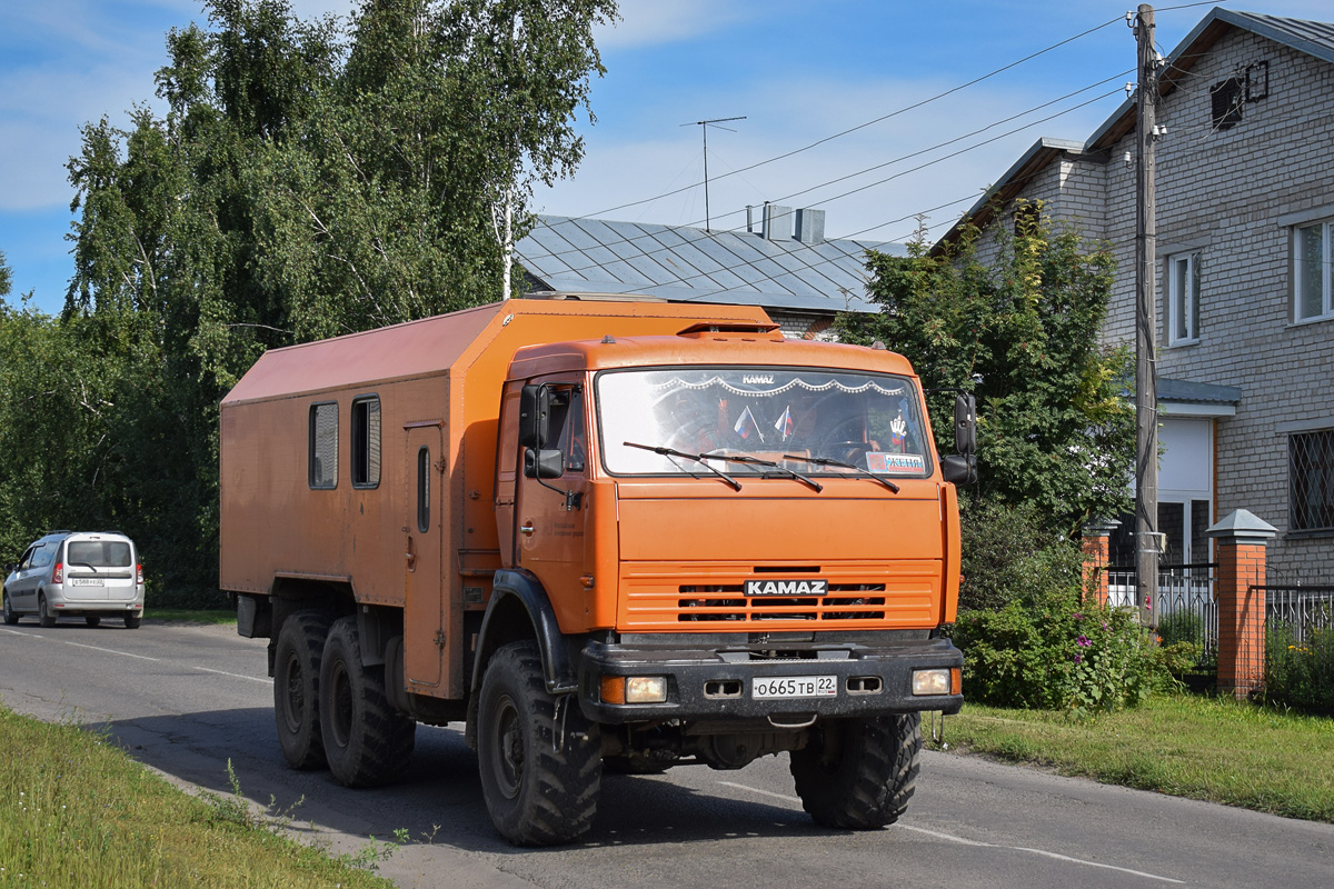 Алтайский край, № О 665 ТВ 22 — КамАЗ-43118-15 [43118R]