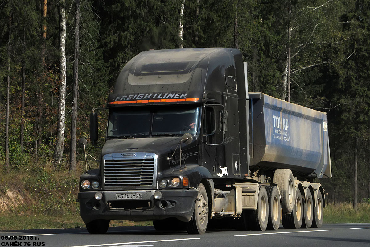 Волгоградская область, № С 716 ТМ 34 — Freightliner Century Class