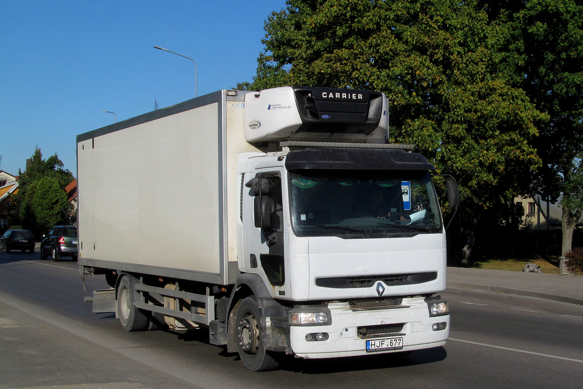 Литва, № HJF 677 — Renault Premium ('1996)