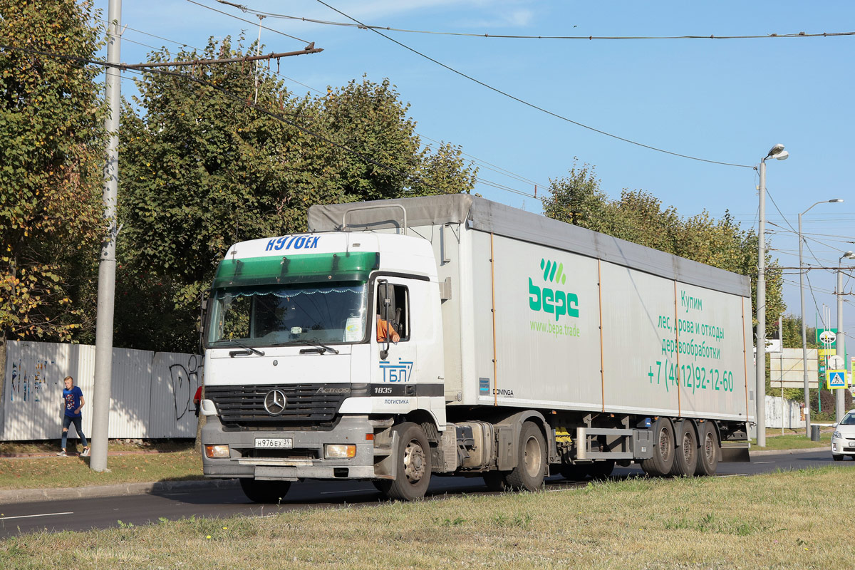 Калининградская область, № Н 976 ЕХ 39 — Mercedes-Benz Actros ('1997) 1835