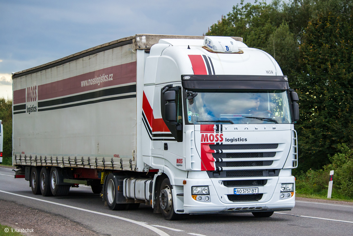 Закарпатская область, № АО 5757 ВТ — IVECO Stralis ('2007) 420