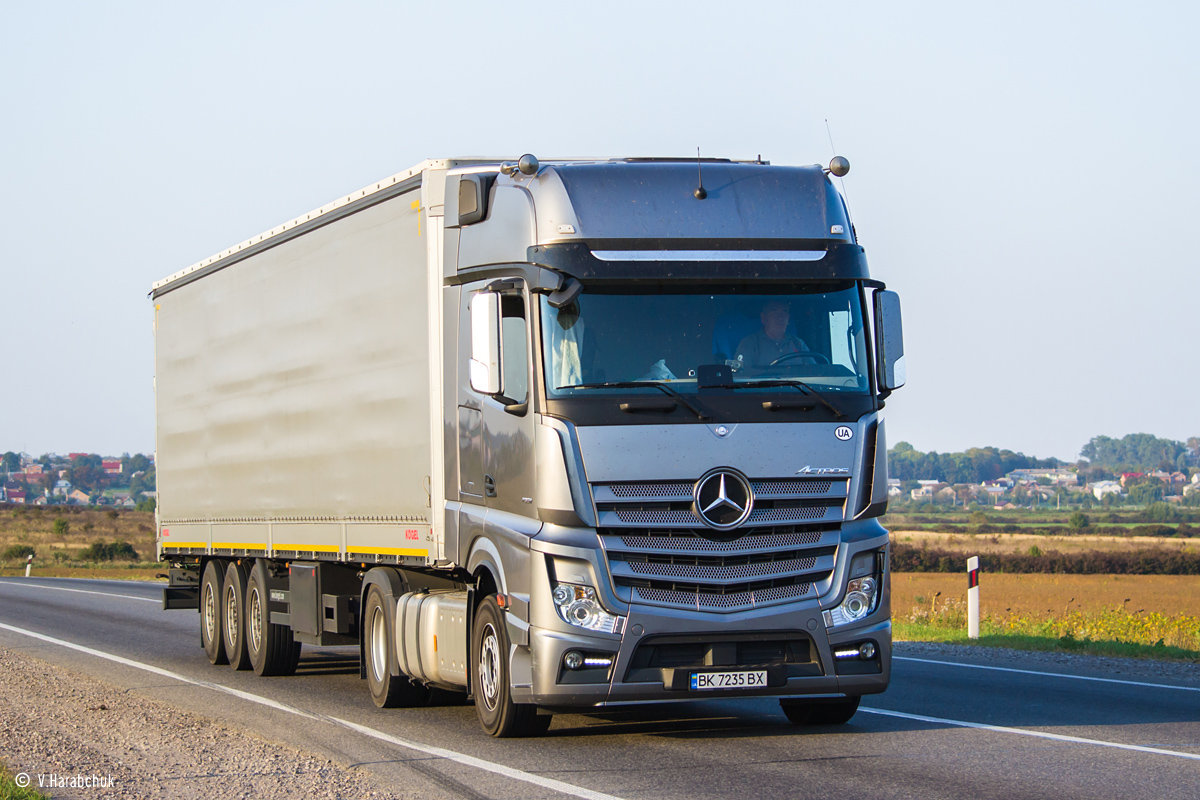 Ровненская область, № ВК 7235 ВХ — Mercedes-Benz Actros ('2011) 1851