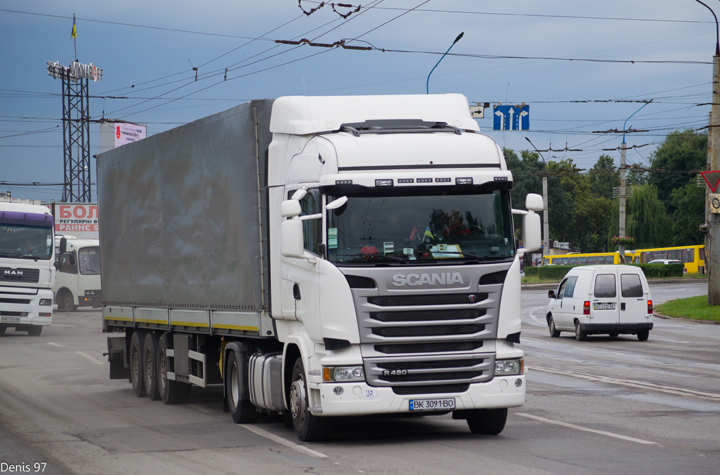 Ровненская область, № ВК 3091 ВО — Scania ('2013) R480