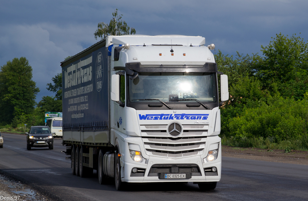 Львовская область, № ВС 0325 ЕХ — Mercedes-Benz Actros ('2011) 1848