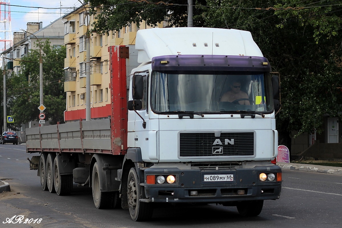 Тамбовская область, № Н 089 МУ 68 — MAN F2000 18.323