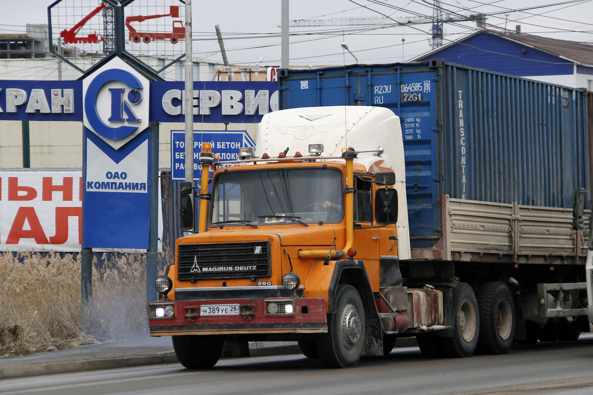 Амурская область, № Н 389 УЕ 28 — Magirus-Deutz 290D26S