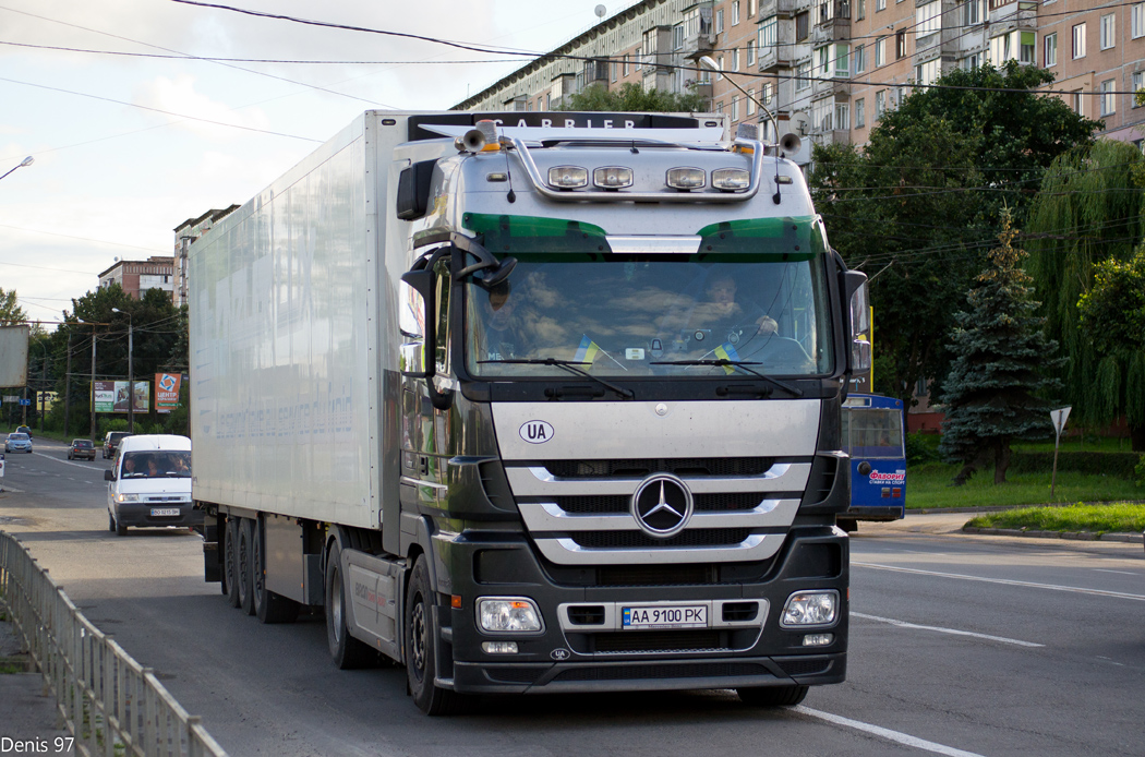 Киев, № АА 9100 РК — Mercedes-Benz Actros ('2009) 1844