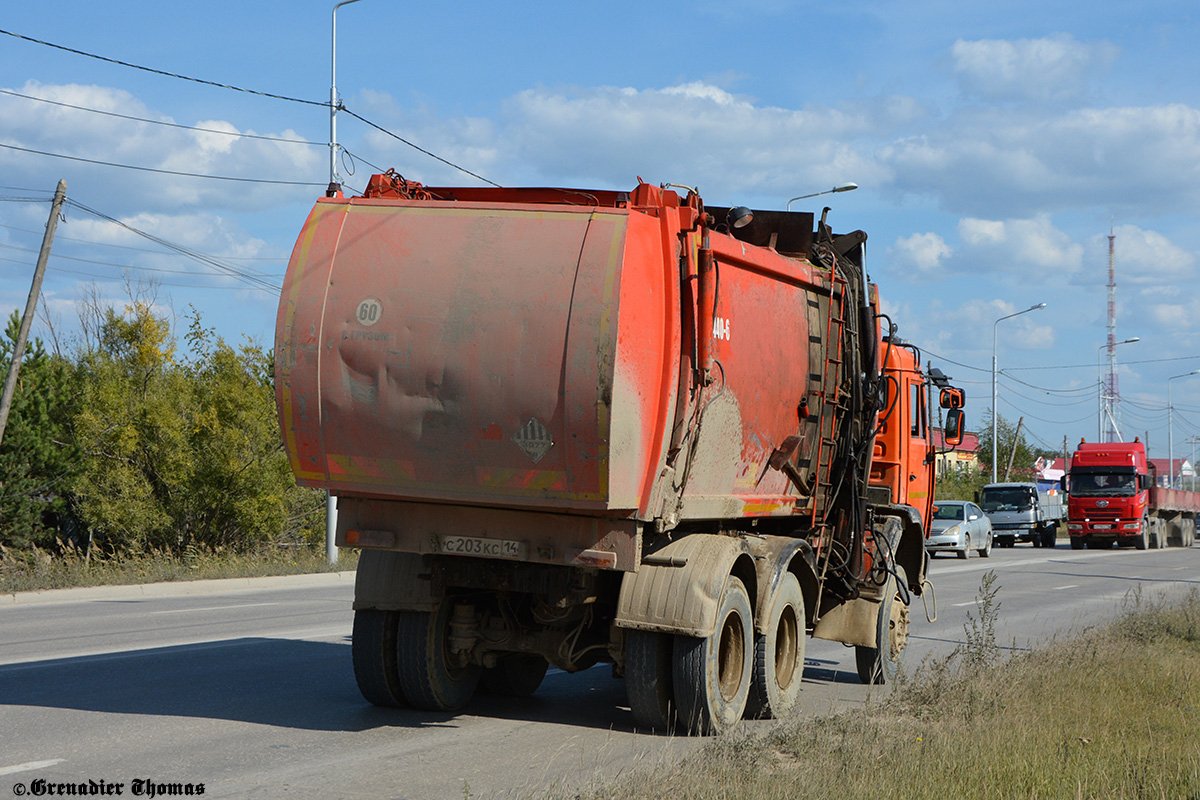 Саха (Якутия), № С 203 КС 14 — КамАЗ-65111-62