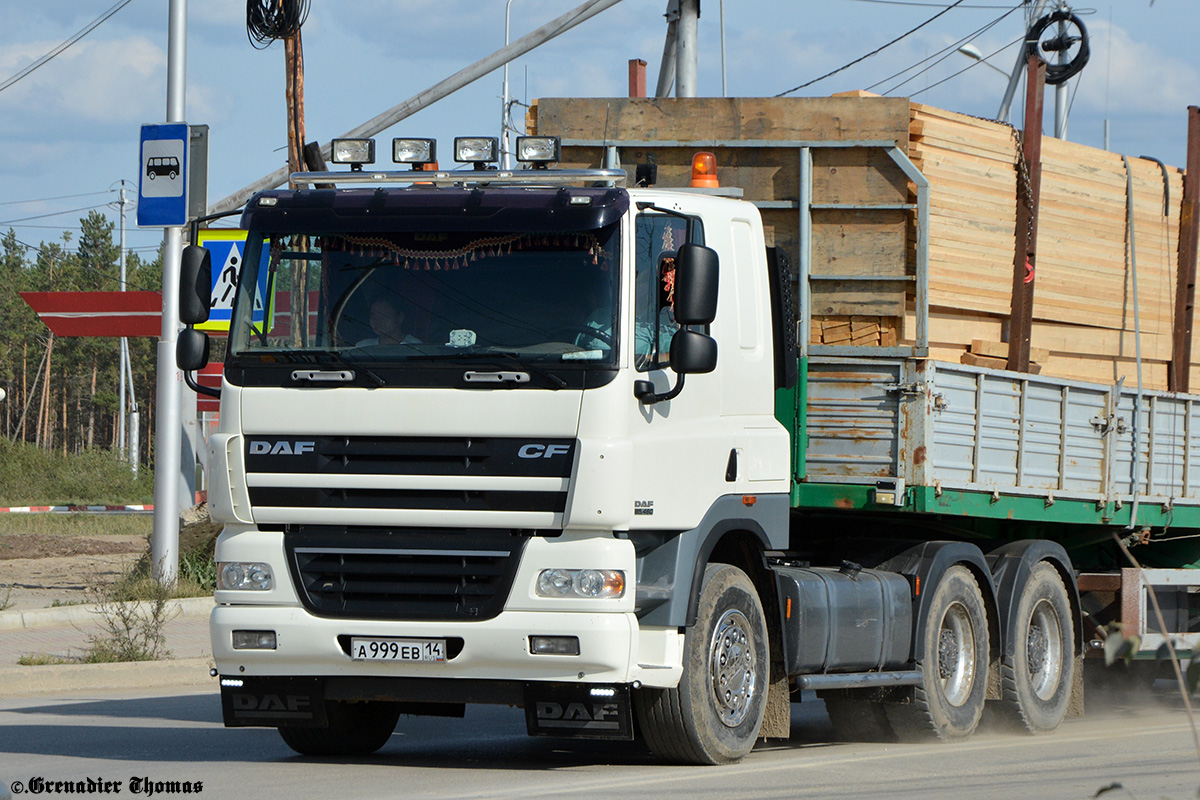 Саха (Якутия), № А 999 ЕВ 14 — DAF CF85 FTT