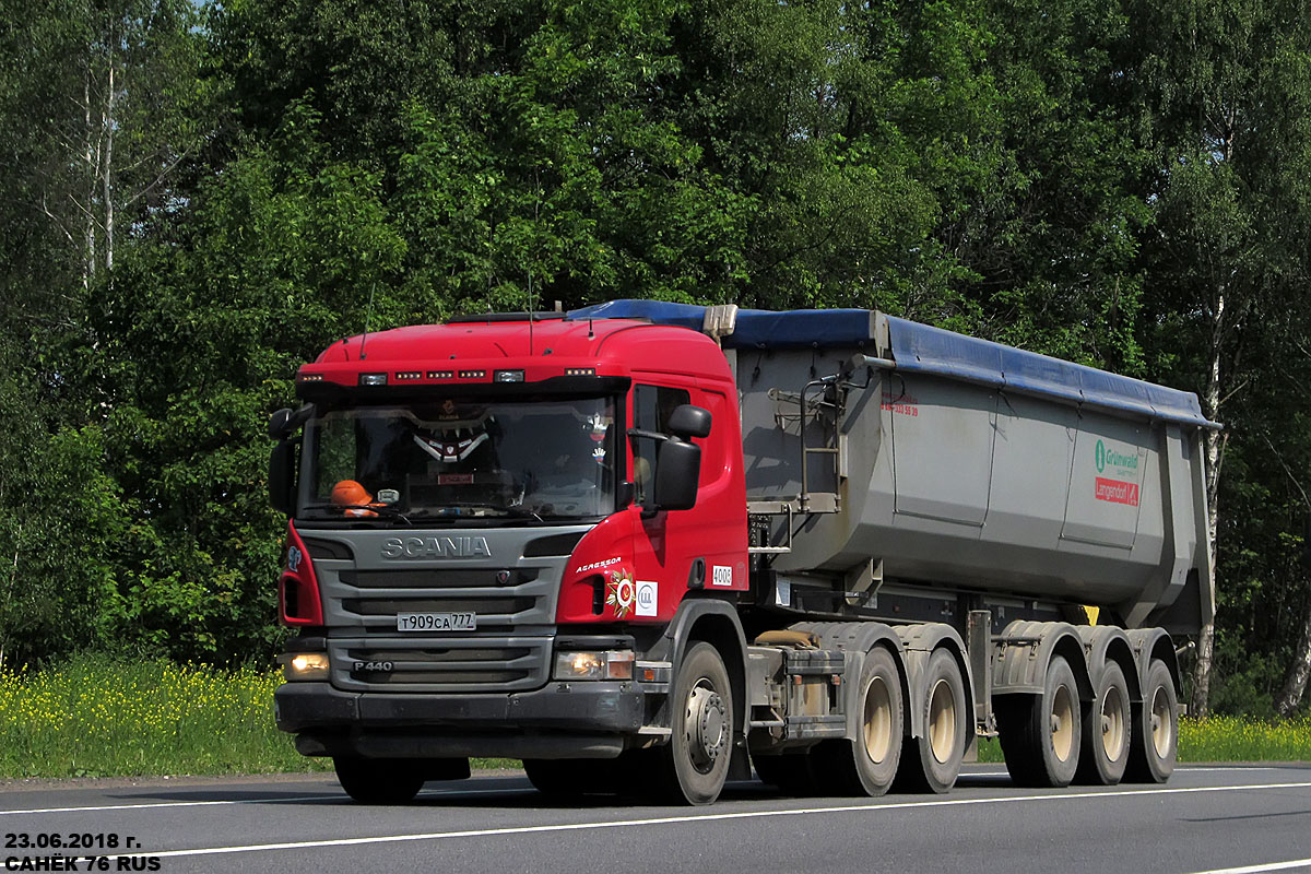 Москва, № Т 909 СА 777 — Scania ('2011) P440