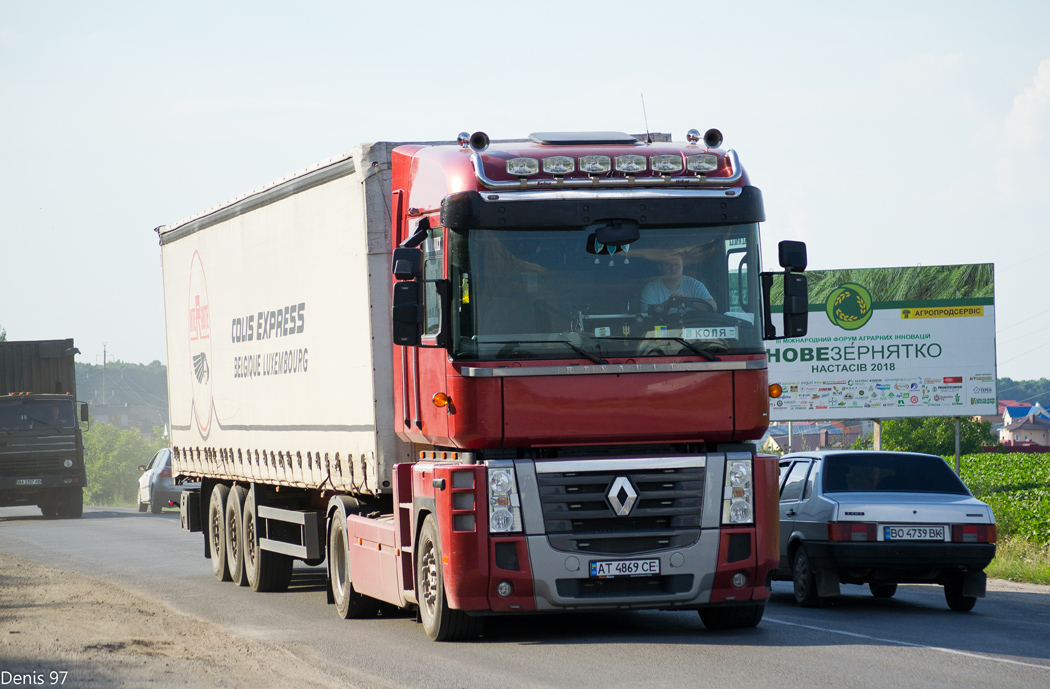 Ивано-Франковская область, № АТ 4869 СЕ — Renault Magnum ('2008)