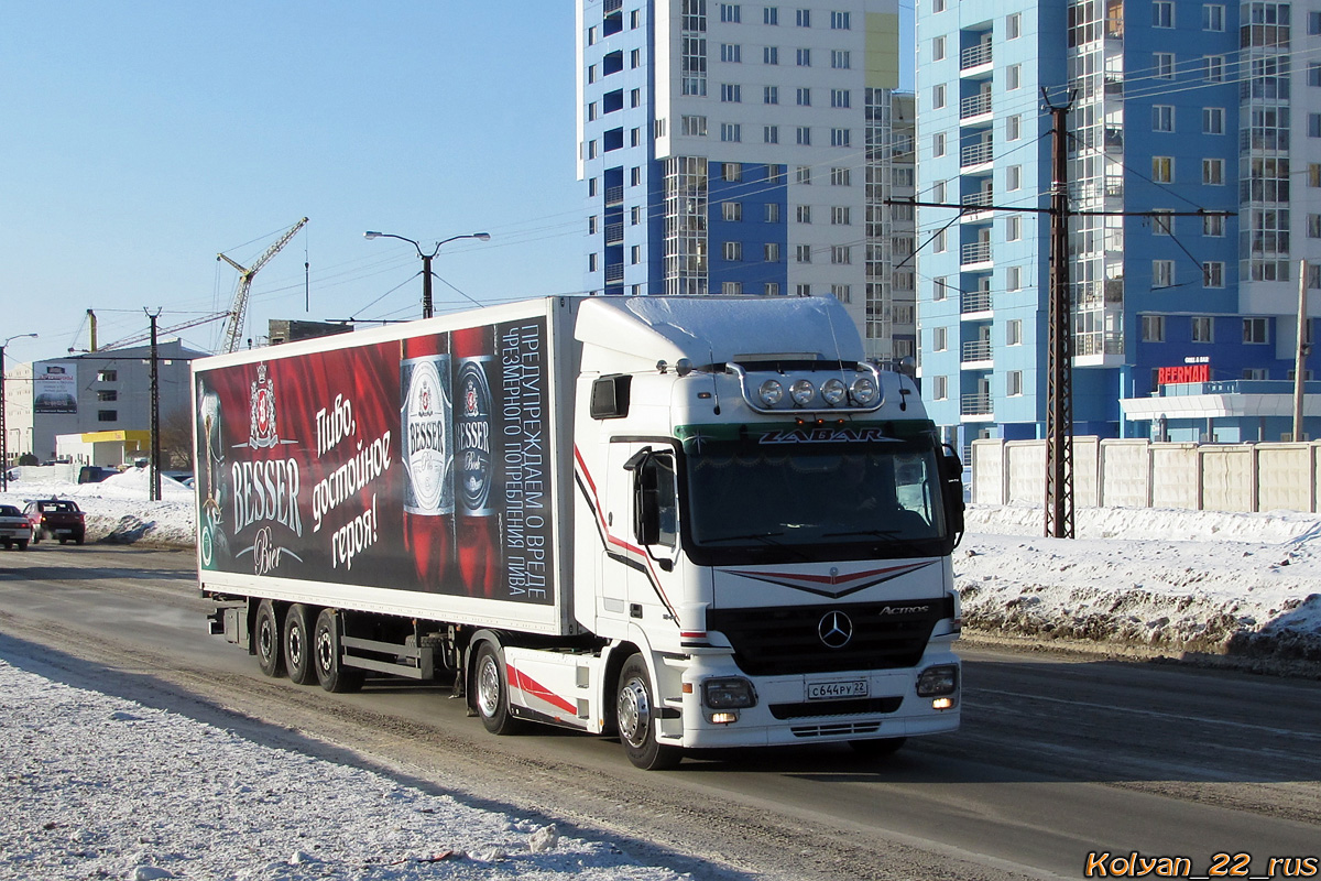 Алтайский край, № С 644 РУ 22 — Mercedes-Benz Actros ('2003) 1844