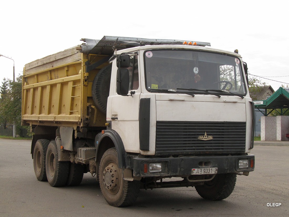 Витебская область, № АВ 9331-2 — МАЗ-5516 (общая модель)