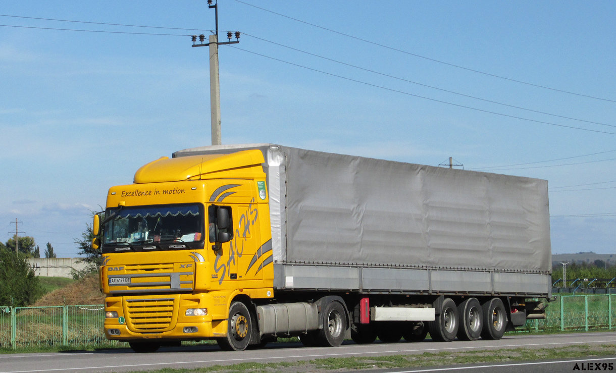 Волынская область, № АС 4127 ВТ — DAF XF105 FT