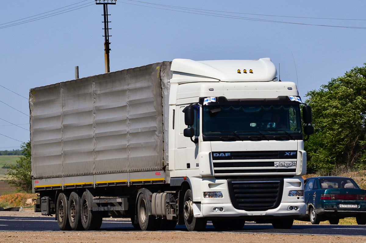 Волгоградская область, № С 062 ЕК 34 — DAF XF105 FT