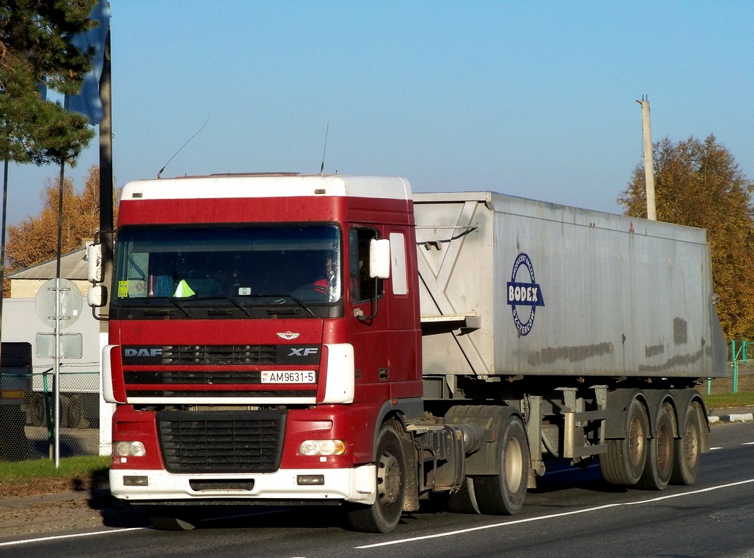 Минская область, № АМ 9631-5 — DAF XF95 FT