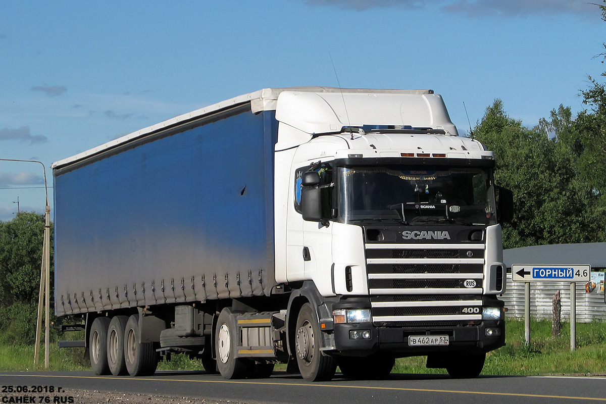 Новгородская область, № В 462 АР 53 — Scania ('1996, общая модель)