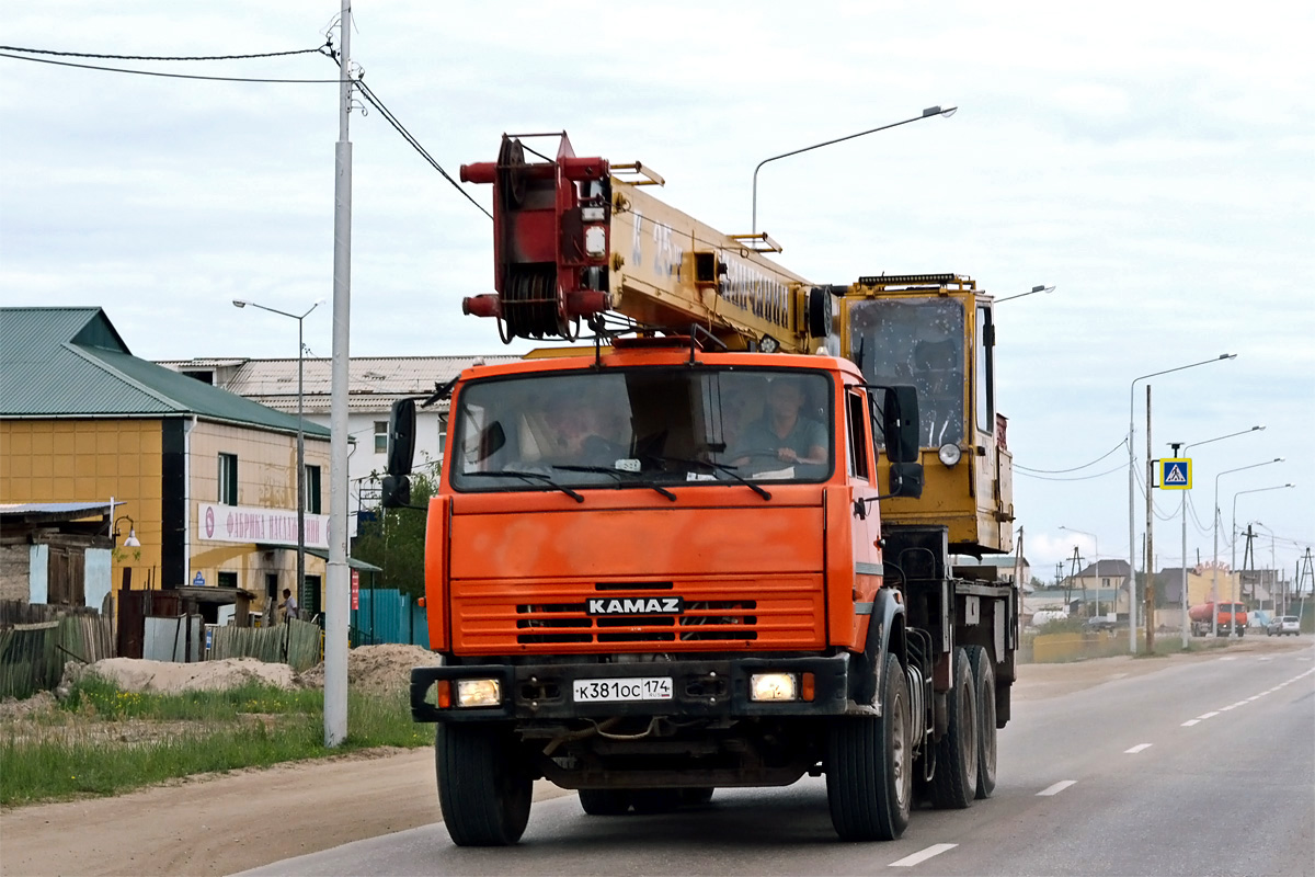 Саха (Якутия), № К 381 ОС 174 — КамАЗ-65115-62