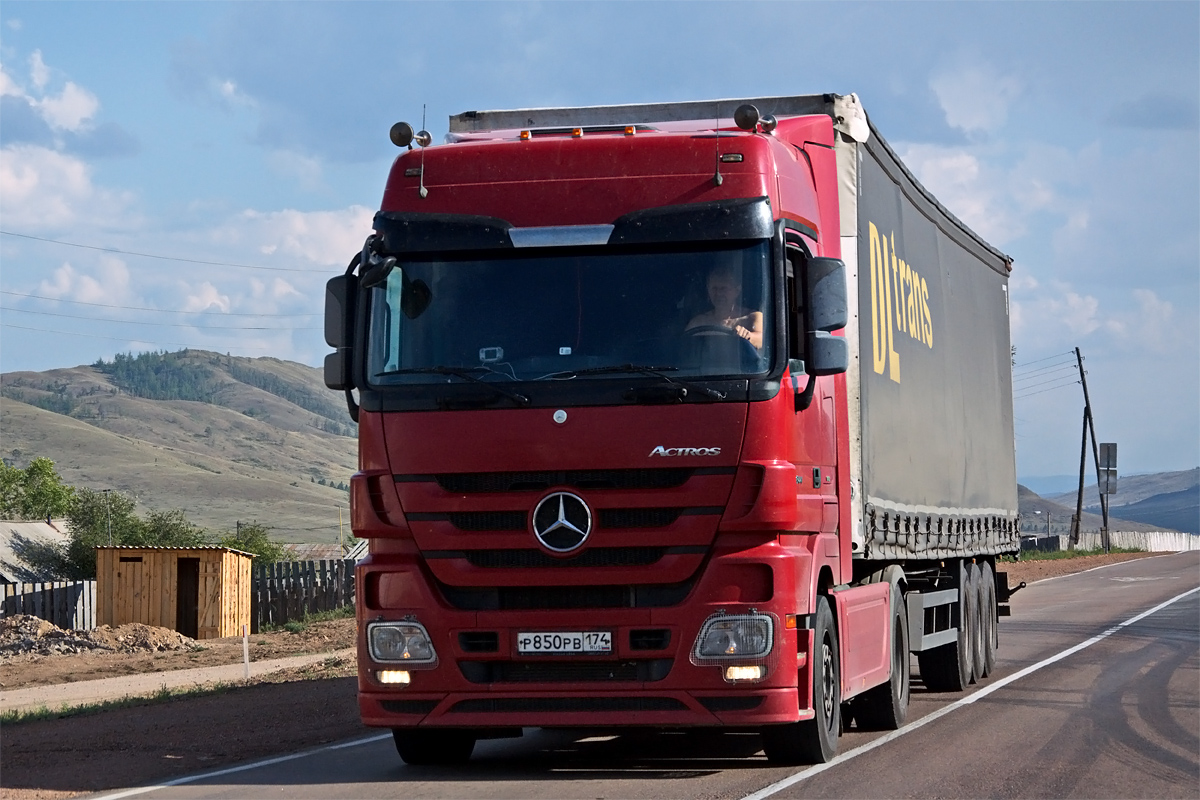 Челябинская область, № Р 850 РВ 174 — Mercedes-Benz Actros ('2009) 1844