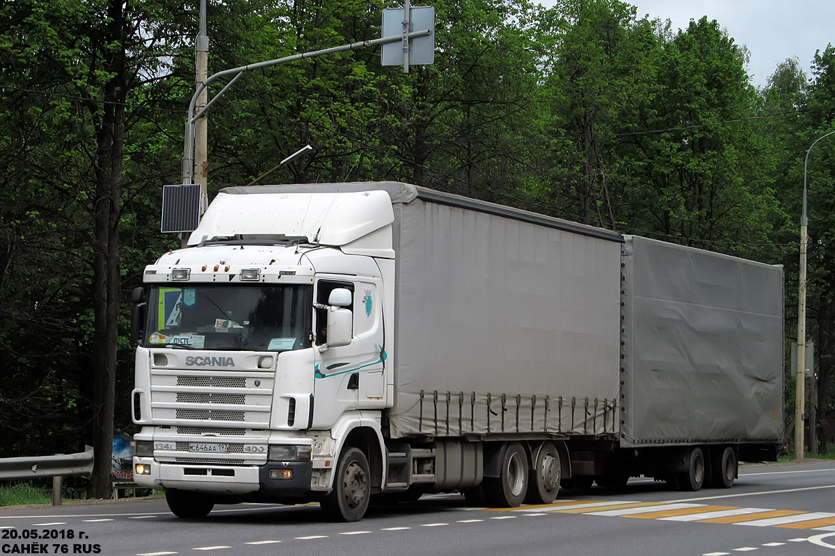 Москва, № С 646 АА 197 — Scania ('1996) R124L