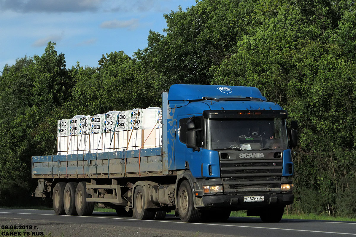 Владимирская область, № Х 162 МХ 33 — Scania ('1996) P114G