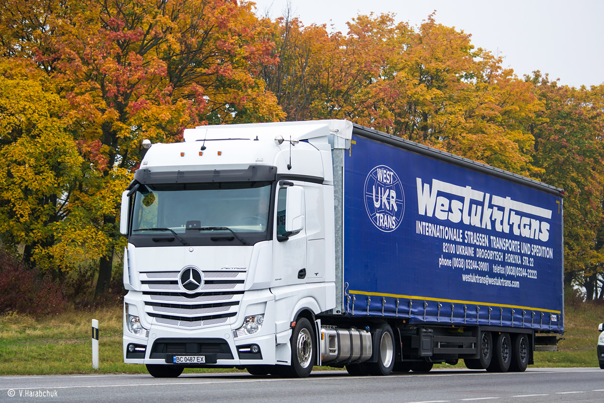 Львовская область, № ВС 0487 ЕХ — Mercedes-Benz Actros ('2011) 1845