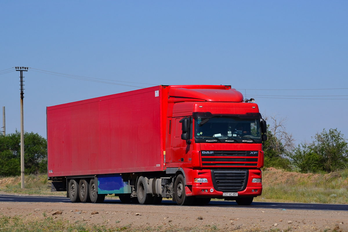 Азербайджан, № 27-AC-851 — DAF XF105 FT