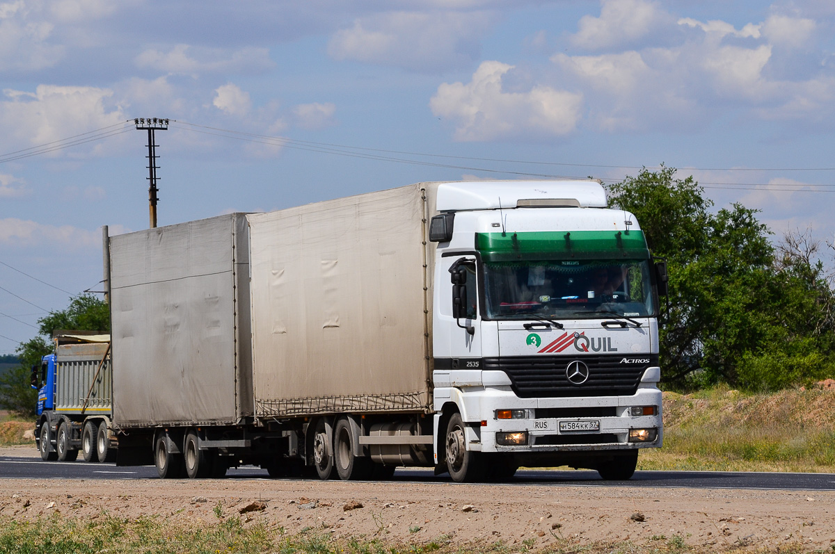 Орловская область, № Н 584 КК 57 — Mercedes-Benz Actros ('1997) 2535