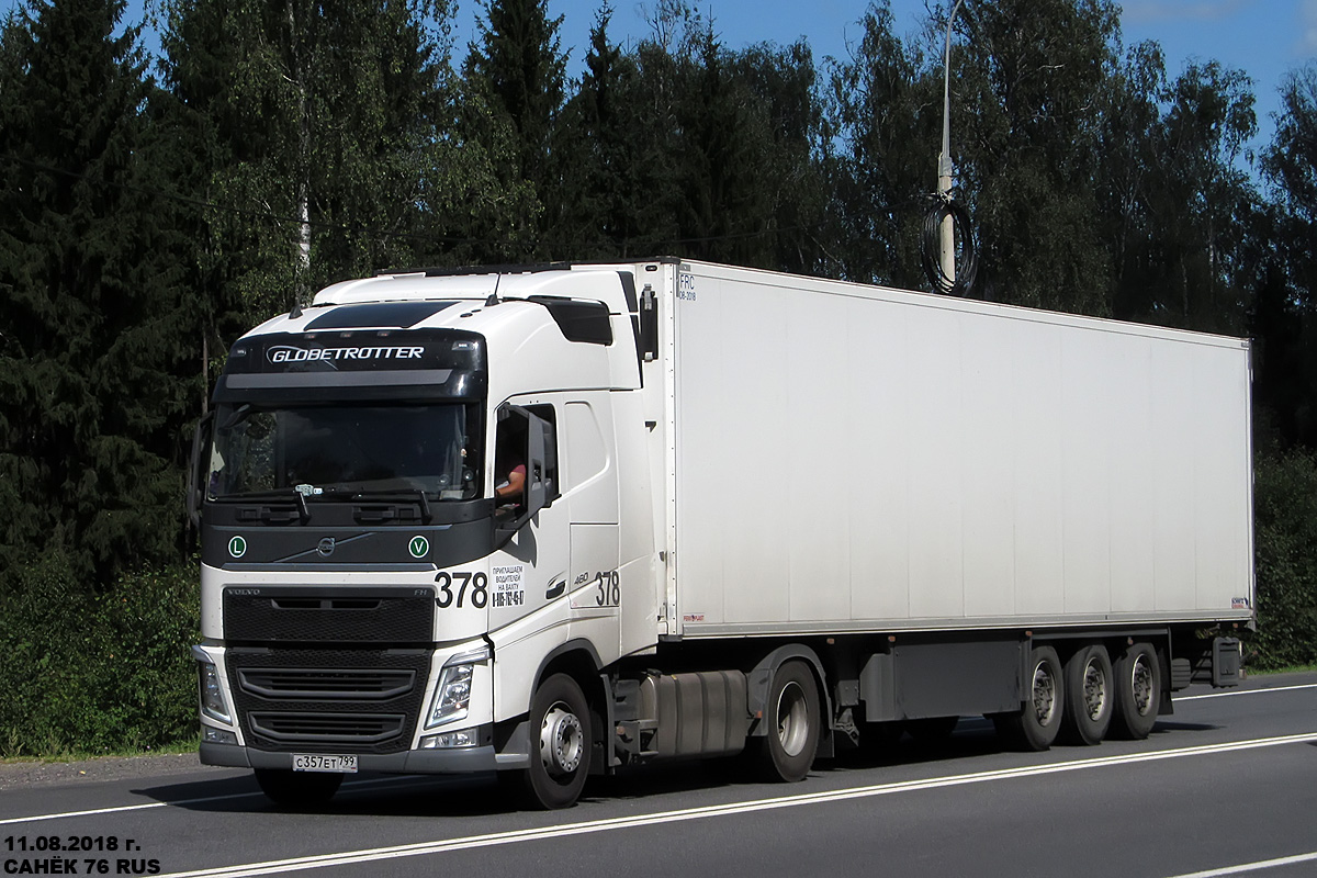 Москва, № 378 — Volvo ('2012) FH.460