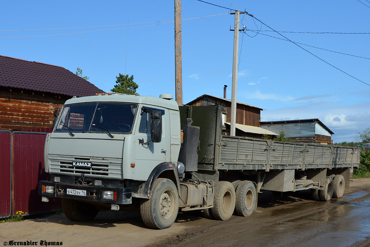 Саха (Якутия), № Е 472 ВХ 14 — КамАЗ-54115-15 [54115R]