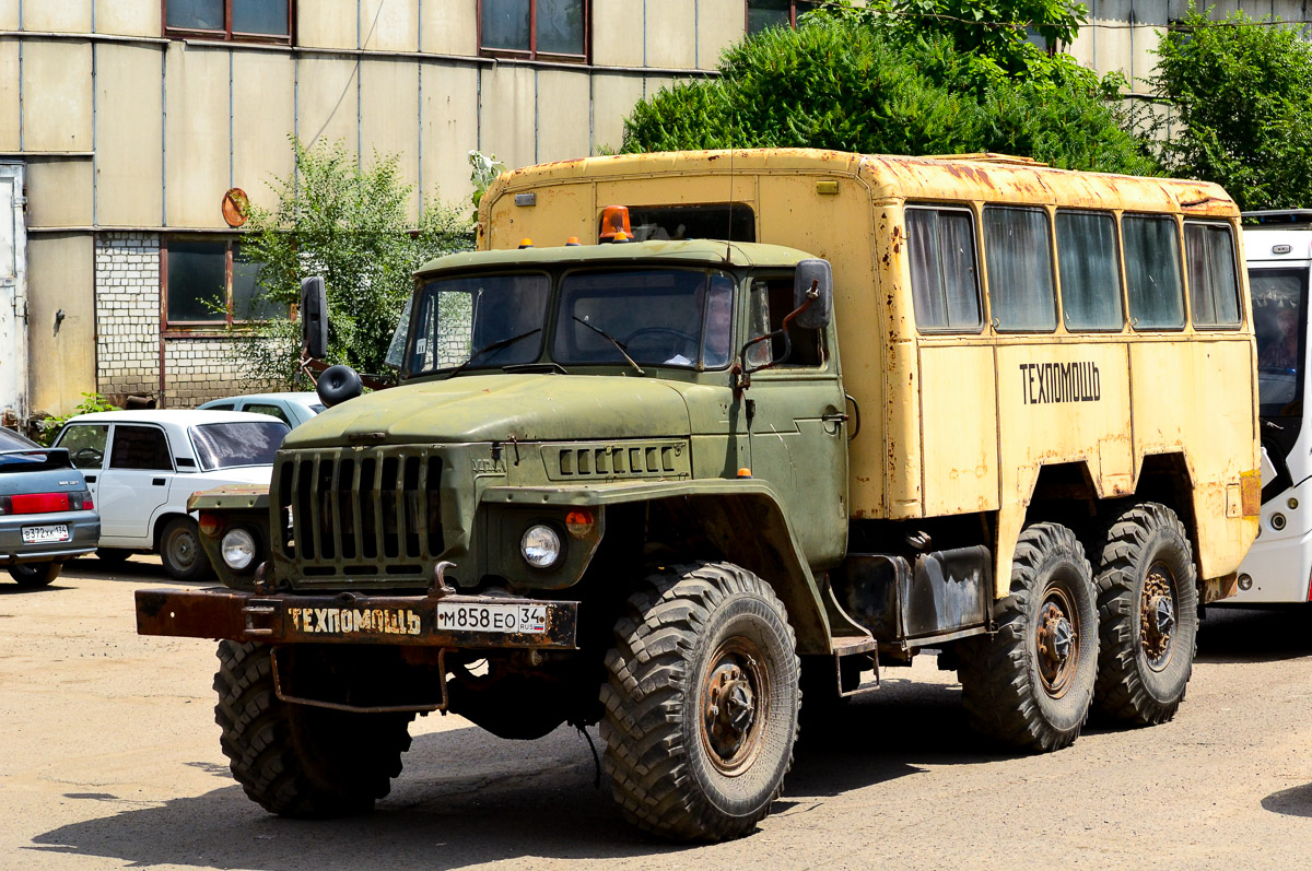 Волгоградская область, № М 858 ЕО 34 — Урал-4320 (общая модель)