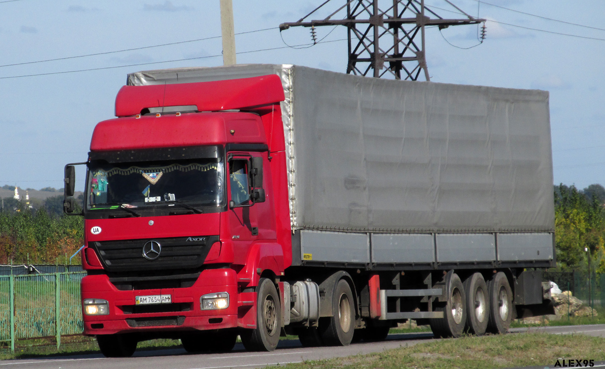 Житомирская область, № АМ 7654 АМ — Mercedes-Benz Axor 1840