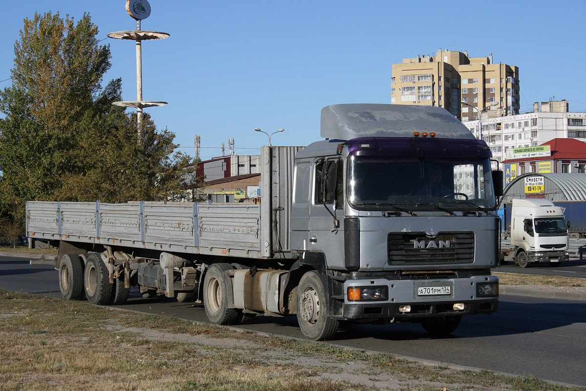 Волгоградская область, № А 701 РМ 134 — MAN F2000 19.364