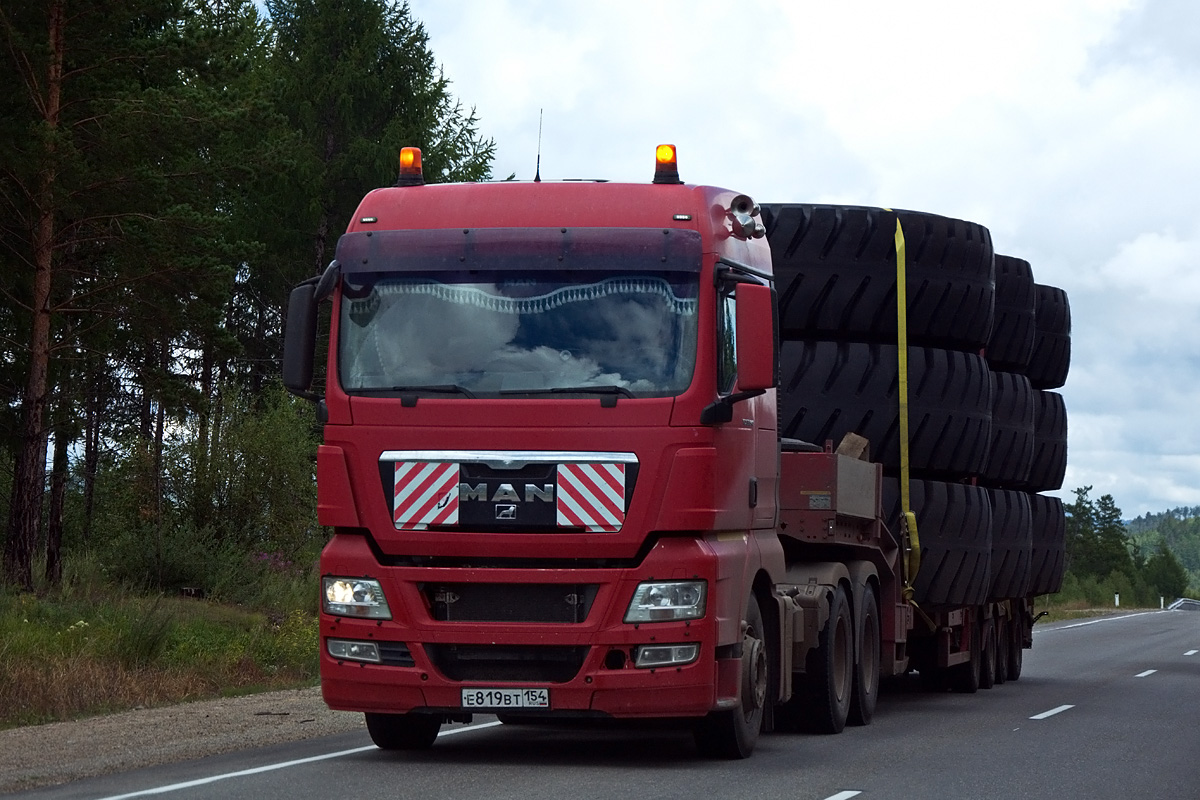 Новосибирская область, № Е 819 ВТ 154 — MAN TGX ('2007) (общая модель)