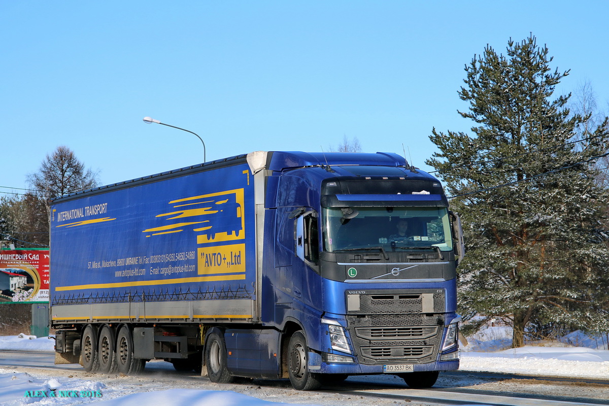 Закарпатская область, № АО 3537 ВК — Volvo ('2012) FH.460