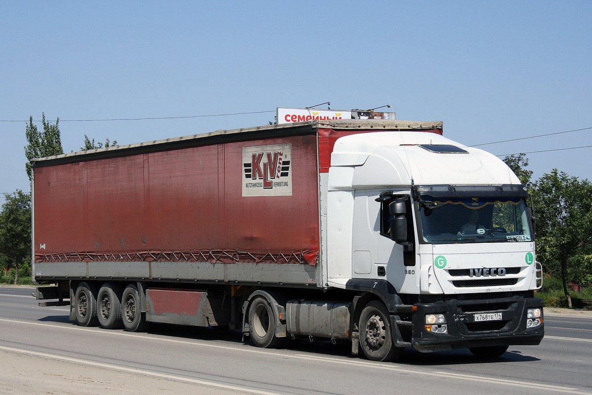 Челябинская область, № Х 768 ТЕ 174 — IVECO Stralis ('2007) 350