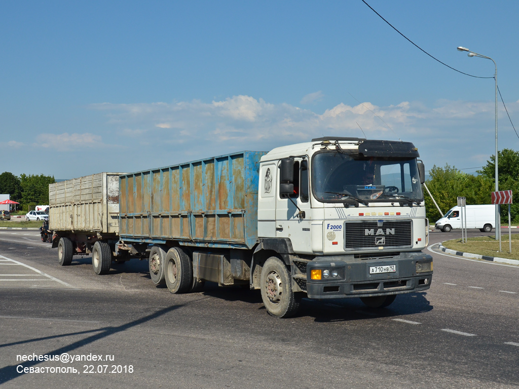 Севастополь, № А 710 НВ 92 — MAN F2000 23.xxx (общая)