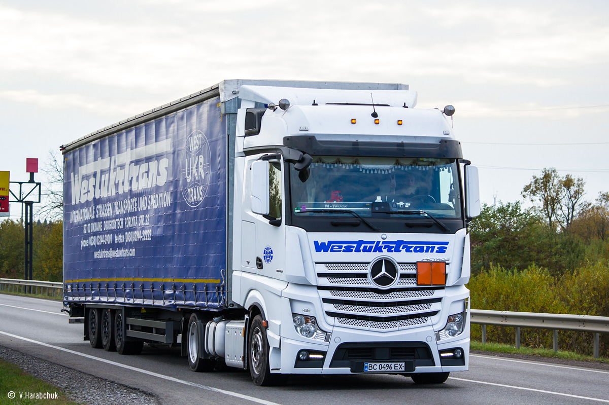 Львовская область, № ВС 0496 ЕХ — Mercedes-Benz Actros ('2011) 1845