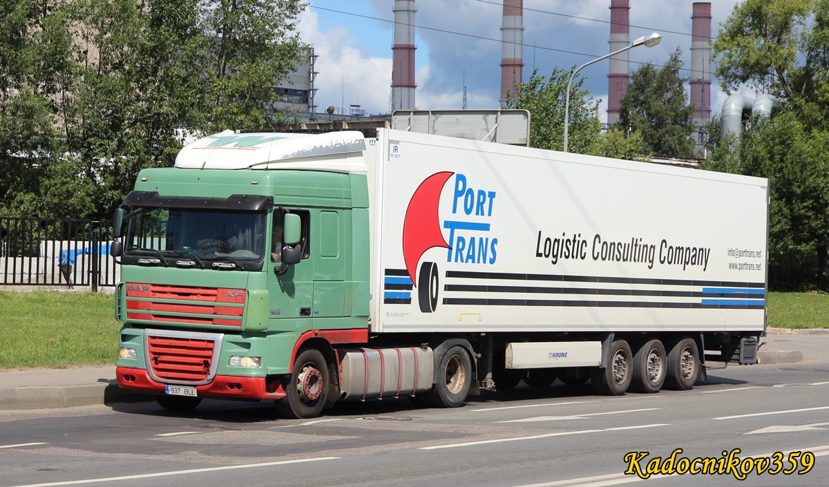 Эстония, № 937 BLL — DAF XF105 FT