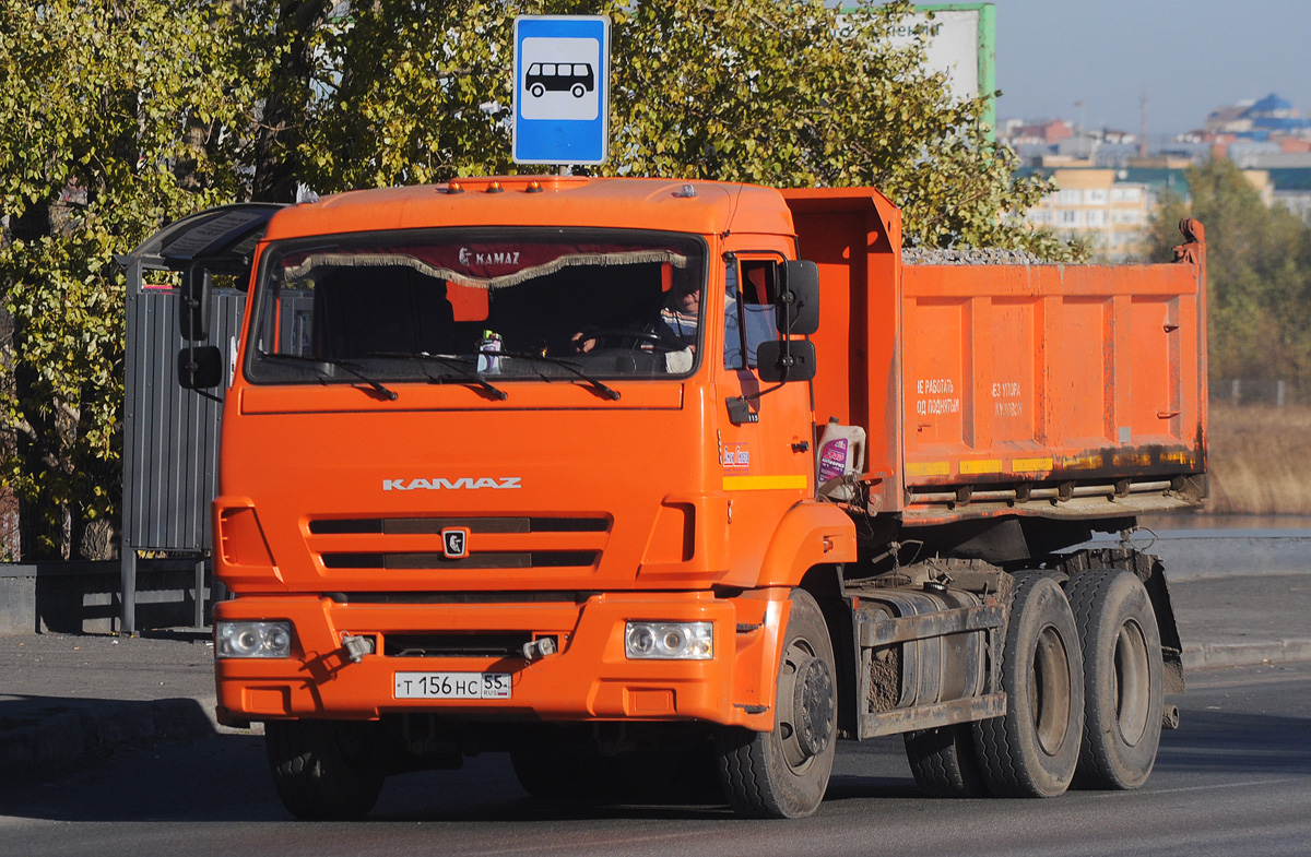 Омская область, № Т 156 НС 55 — КамАЗ-65115-L4