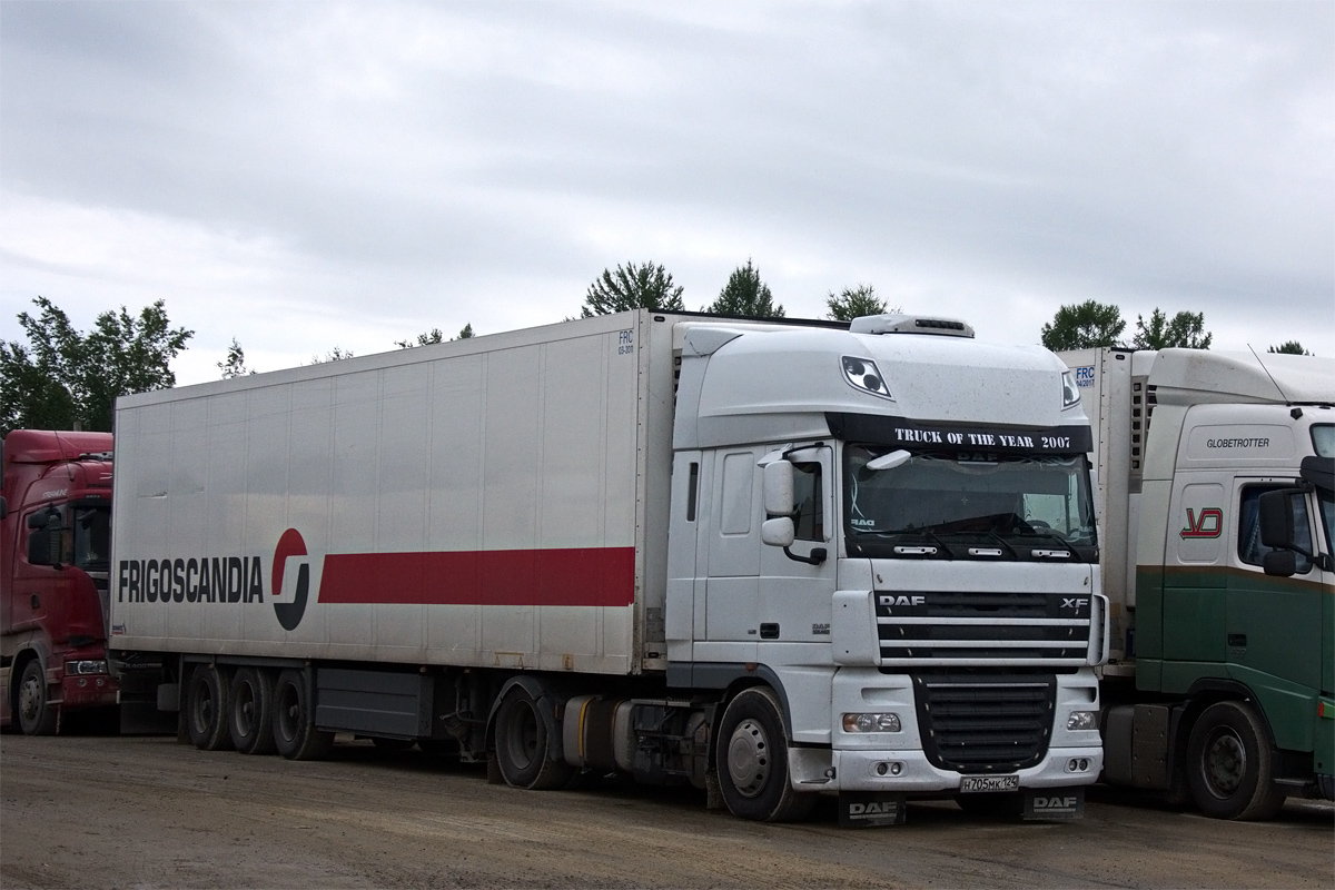 Красноярский край, № Н 705 МК 124 — DAF XF105 FT