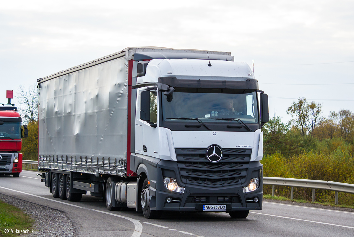 Закарпатская область, № АО 2630 ВХ — Mercedes-Benz Actros ('2011) 1845