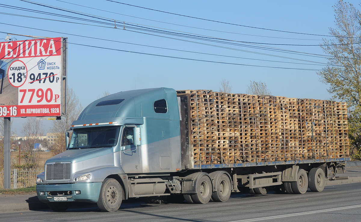 Омская область, № Т 282 ВВ 55 — Freightliner Century Class