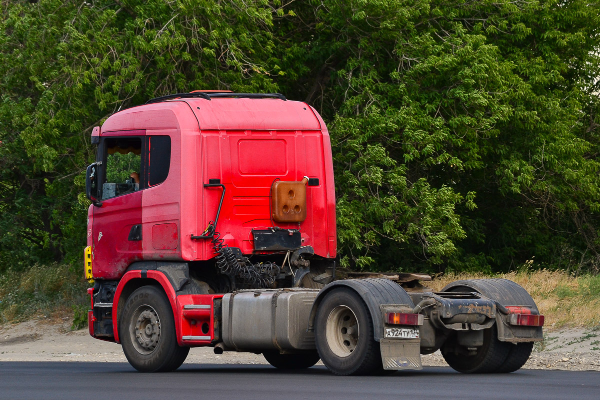 Волгоградская область, № А 924 ТУ 134 — Scania ('1996, общая модель)