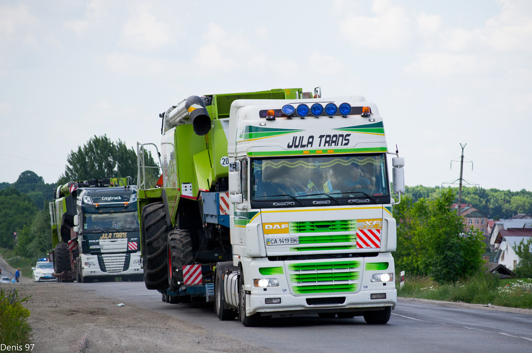 Черкасская область, № СА 1419 ВК — DAF XF95 FT