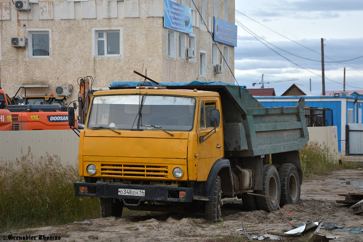 Саха (Якутия), № О 348 ЕН 14 — КамАЗ-5511