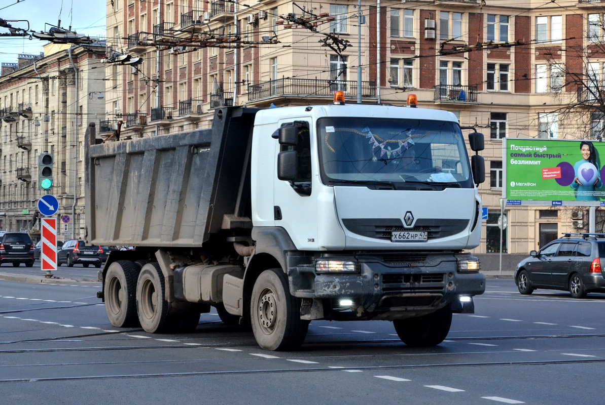 Ленинградская область, № Х 662 НР 47 — Renault Kerax