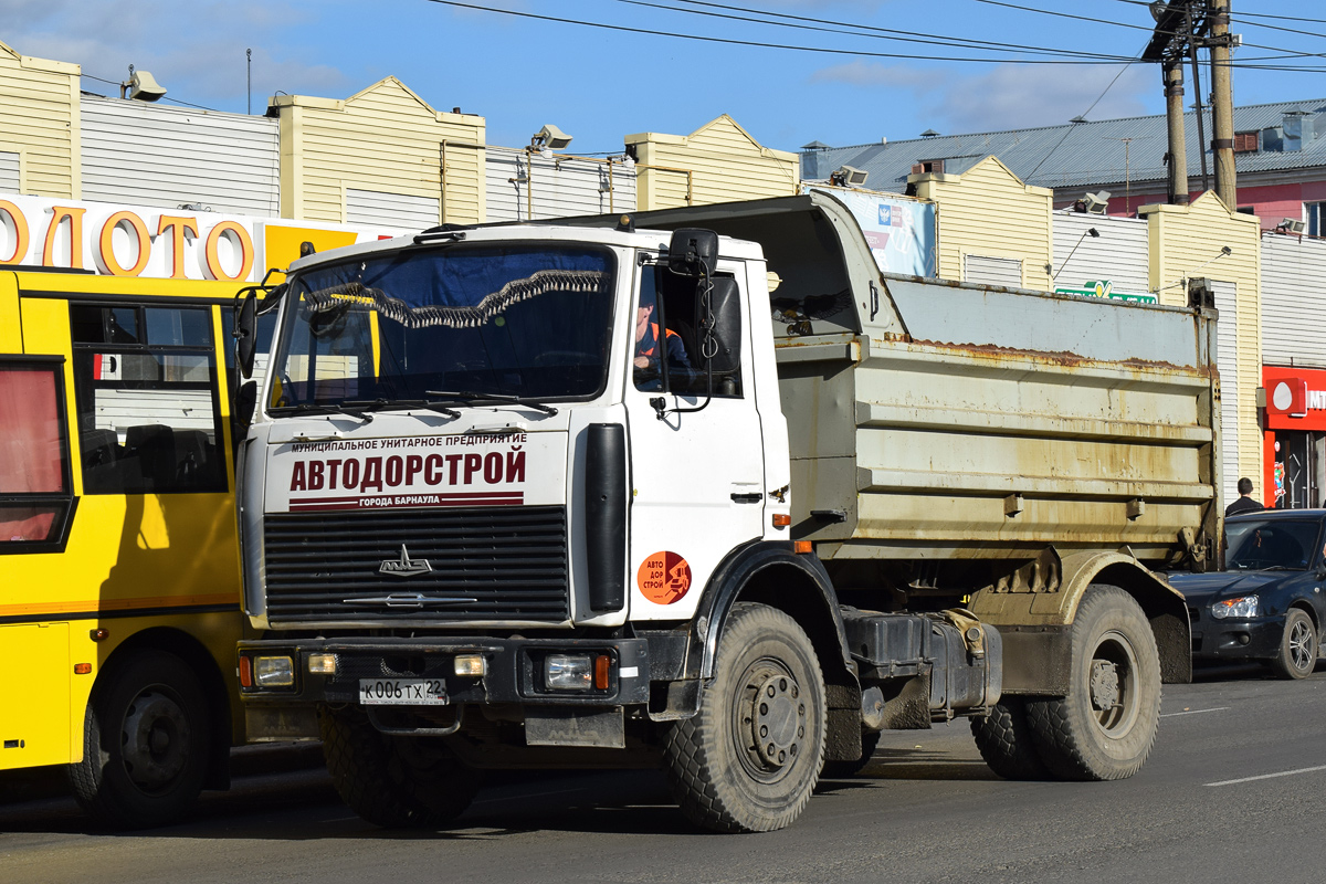 Алтайский край, № К 006 ТХ 22 — МАЗ-5551A2