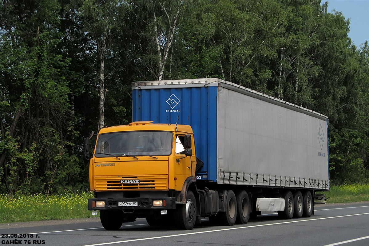 Ханты-Мансийский автоном.округ, № М 939 УС 86 — КамАЗ-65116-N3